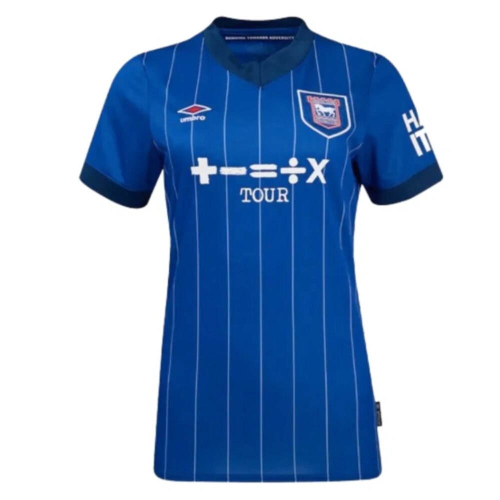 Umbro Ipswich Town‎ 2024-25 Home Jersey Kit Women's Ed Sheeran